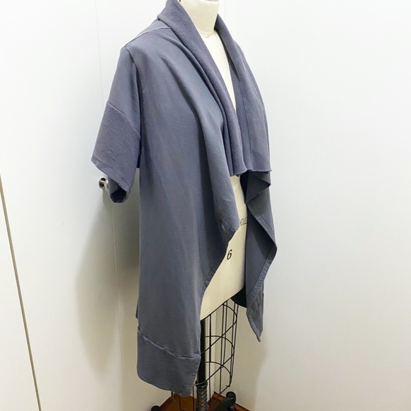 NWT Baftbird Unique Convertible 100% Cotton Shrug Grey Blue S/M - Picture 9 of 14
